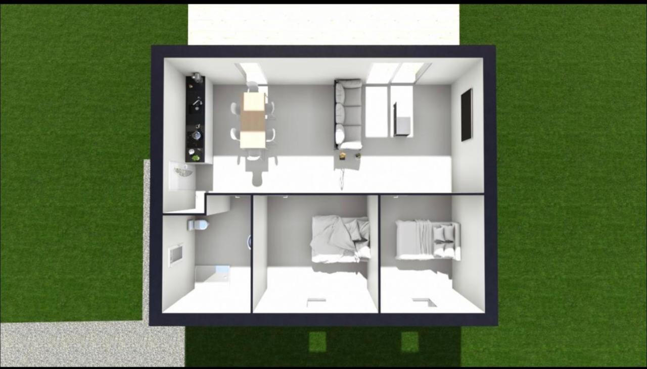 Maison Individuelle Neuve Plein Pied Avec Terrasse Et Jardin Clos 10Minutes A Pied De La Plage Quiberville Exterior foto